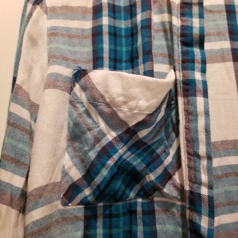 Express button up, collared flannel shirt size small - Picture 10 of 14